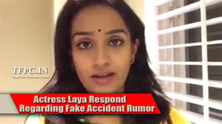 Actress Laya Accident Rumour Debunked: Truth Revealed