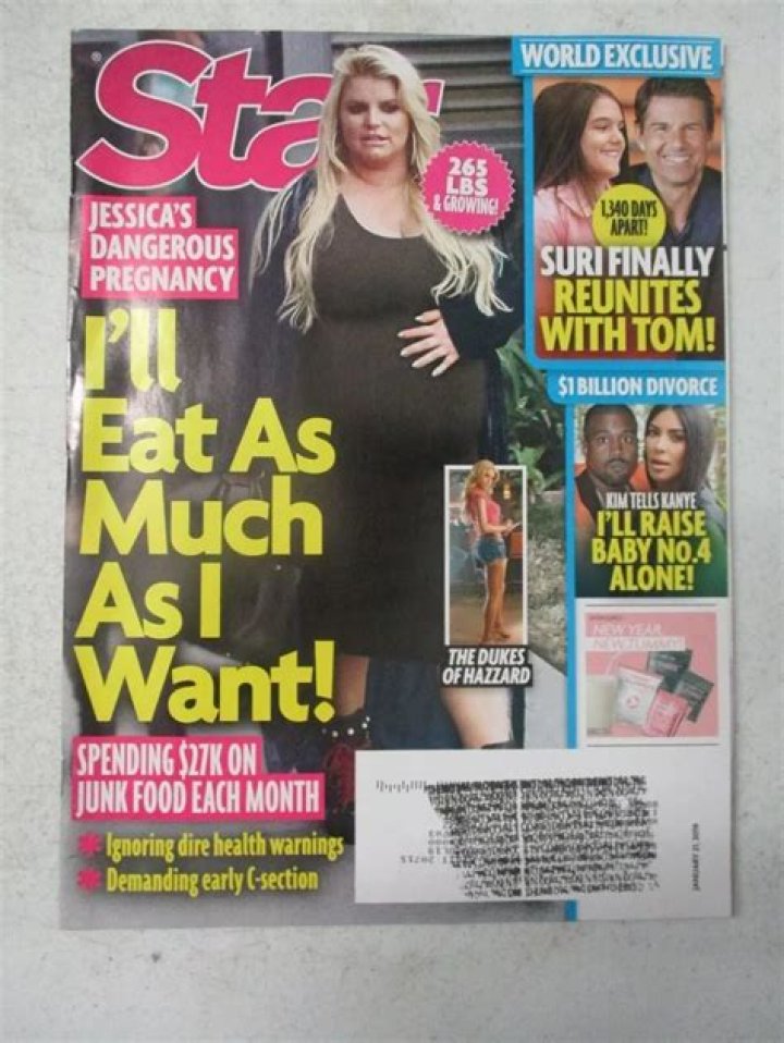 [PICS] Jessica Simpson Fat, Pregnant, & Naked In Elle Magazine Hollywood Life |